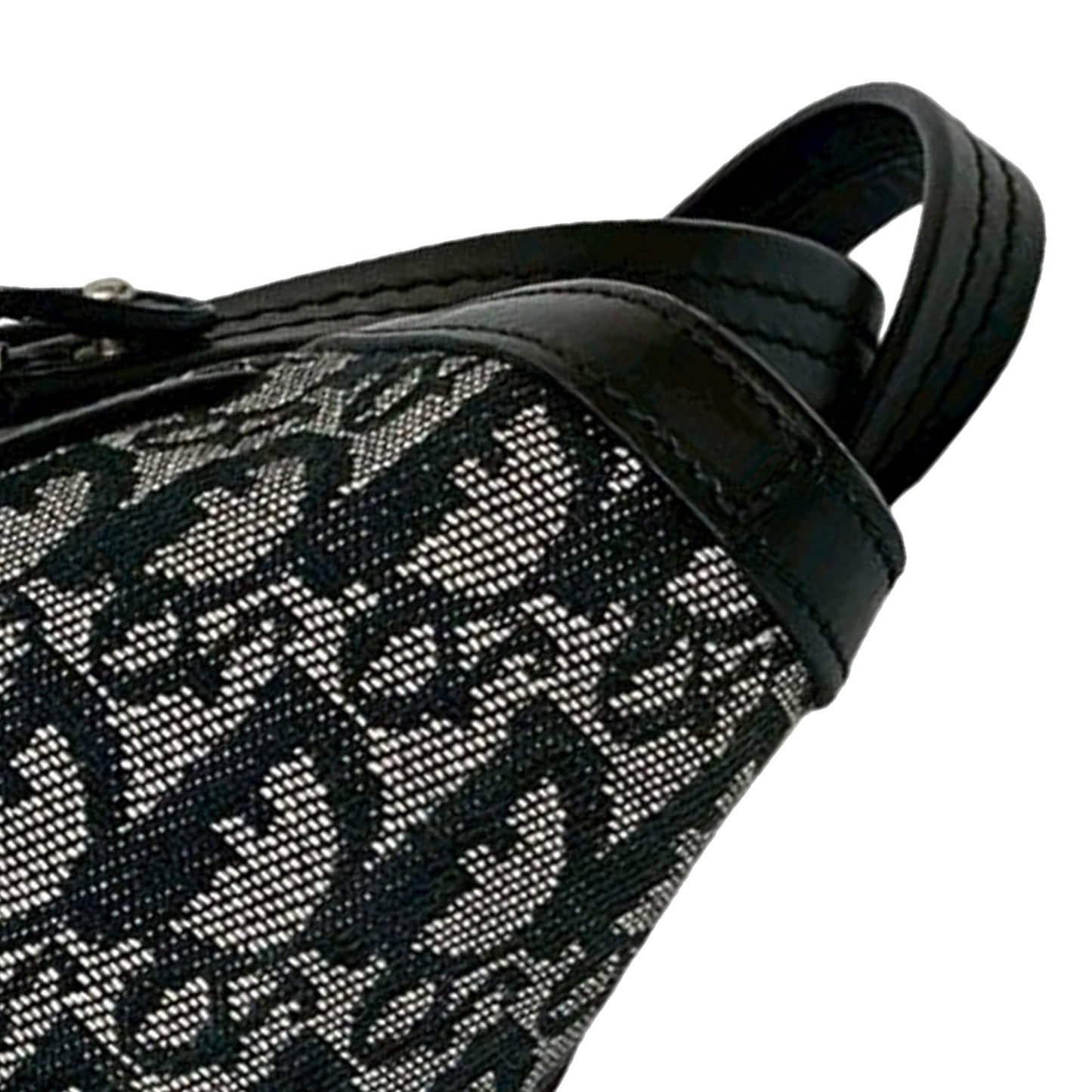 Black Dior Diorissimo Trotter Canvas Zip Tote