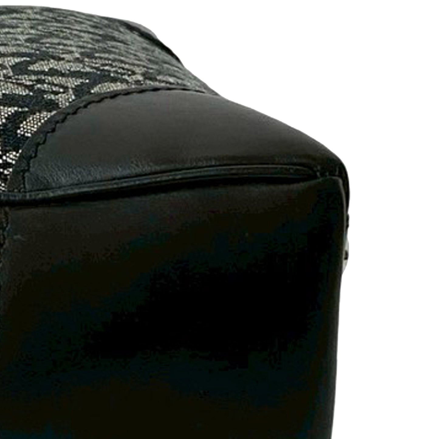 Black Dior Diorissimo Trotter Canvas Zip Tote