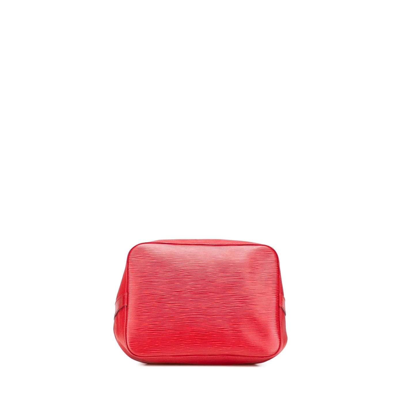 Red Louis Vuitton Epi Petit Noe Bucket Bag