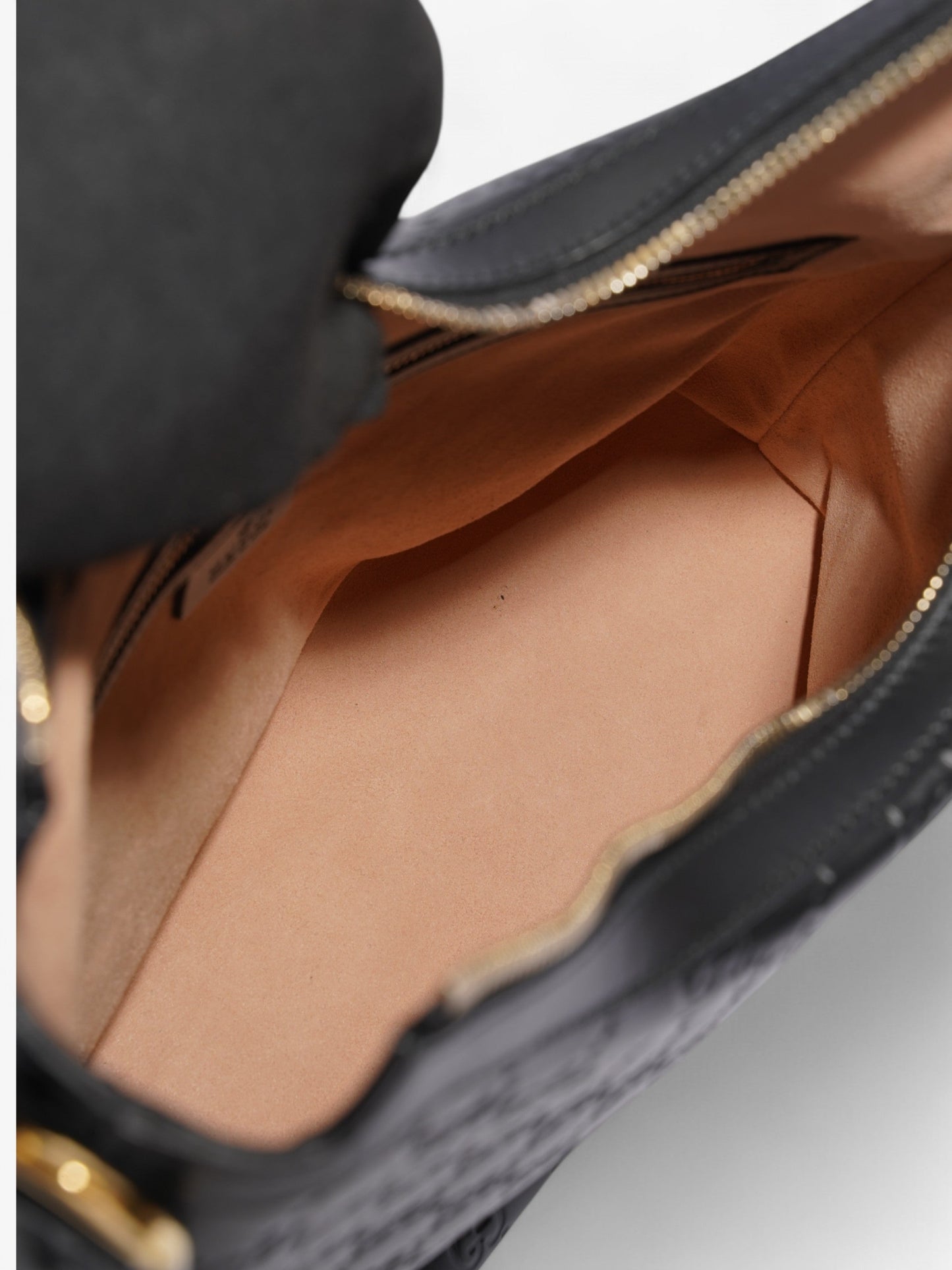 Gucci GG Hobo Black Leather