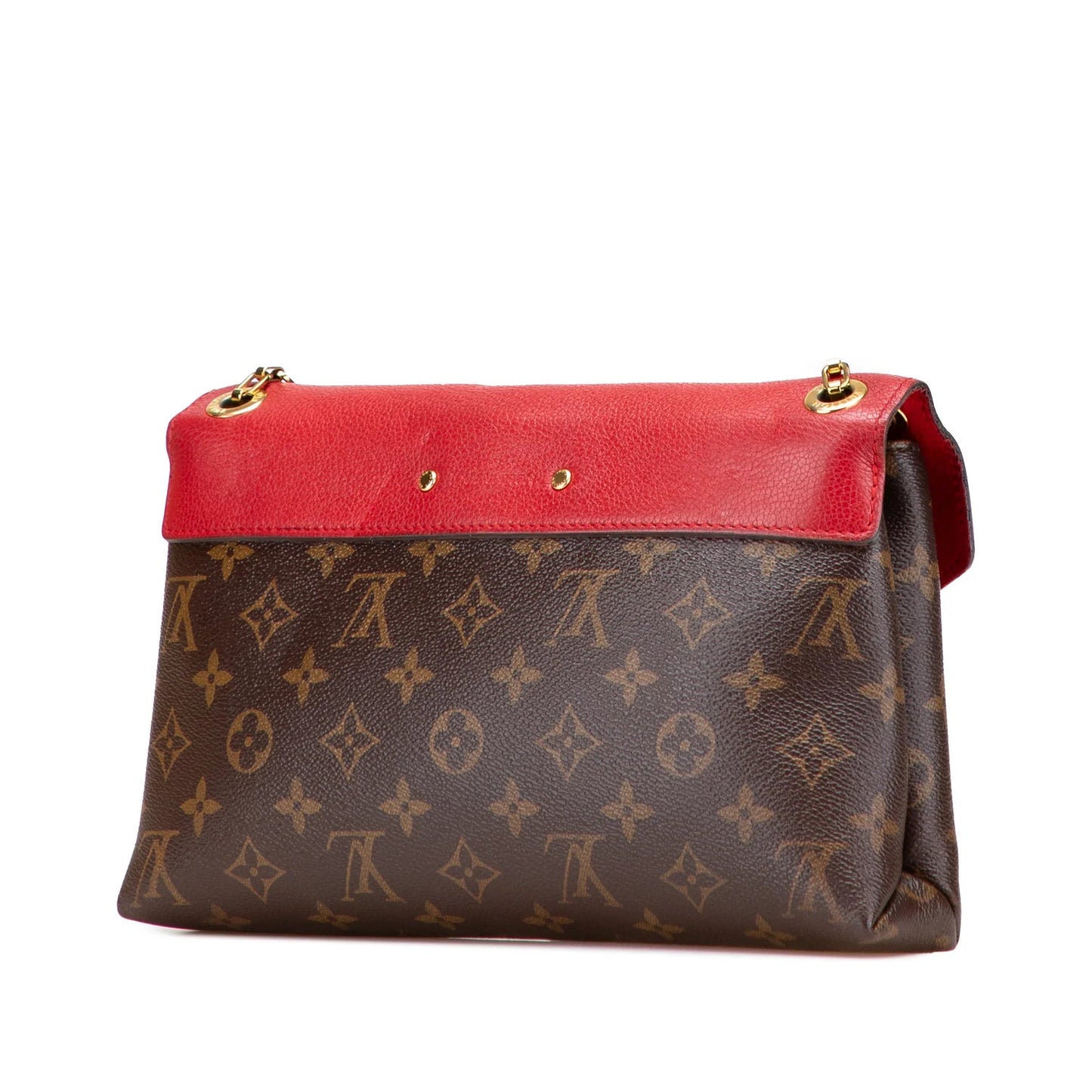 Brown Louis Vuitton Monogram Pallas Chain Shoulder Bag