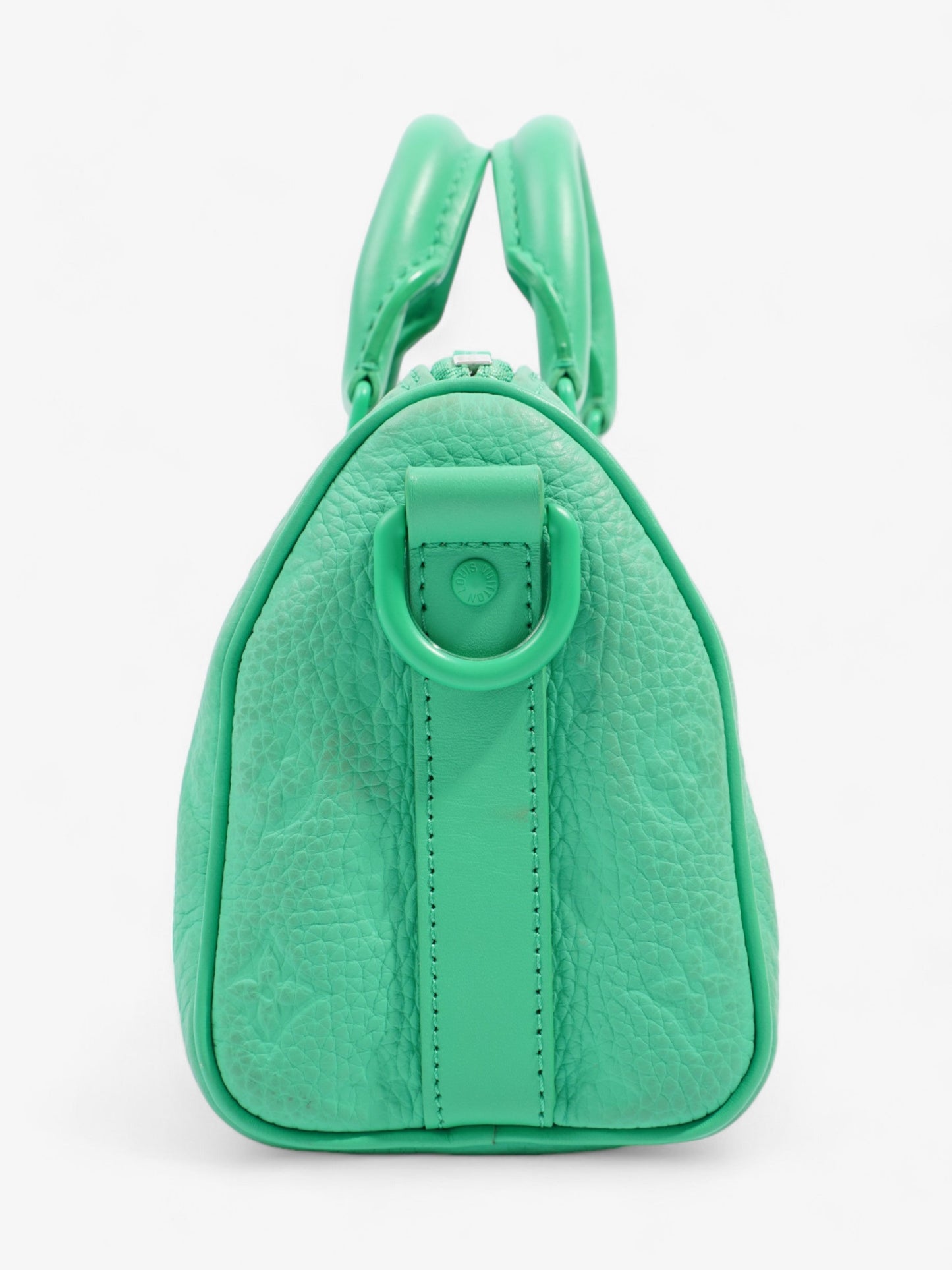 Louis Vuitton Keepall Bandouliere 25 Green Monogram Embossed Leather