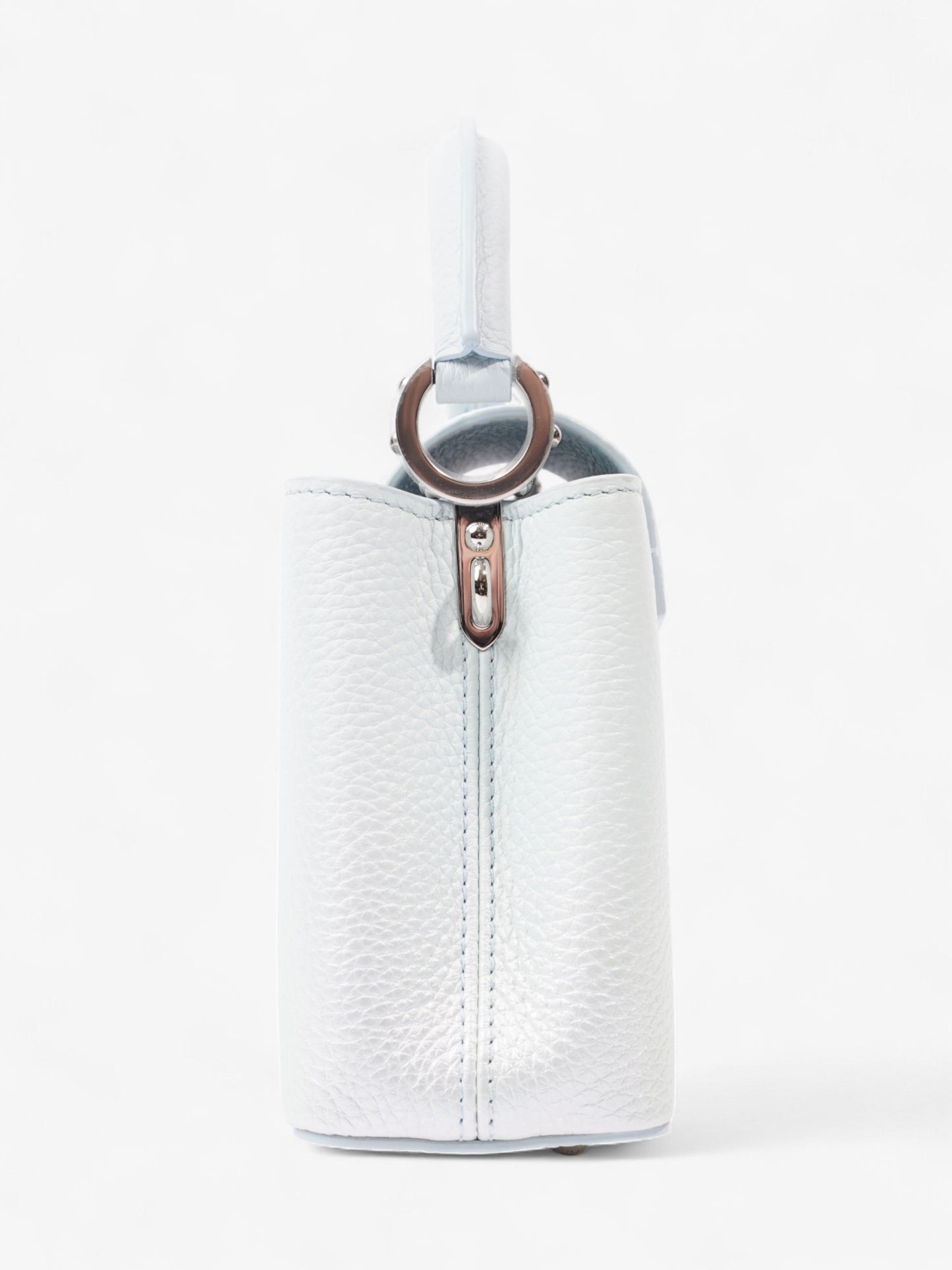 Louis Vuitton Capucines Baby Blue Taurillon Leather Mini
