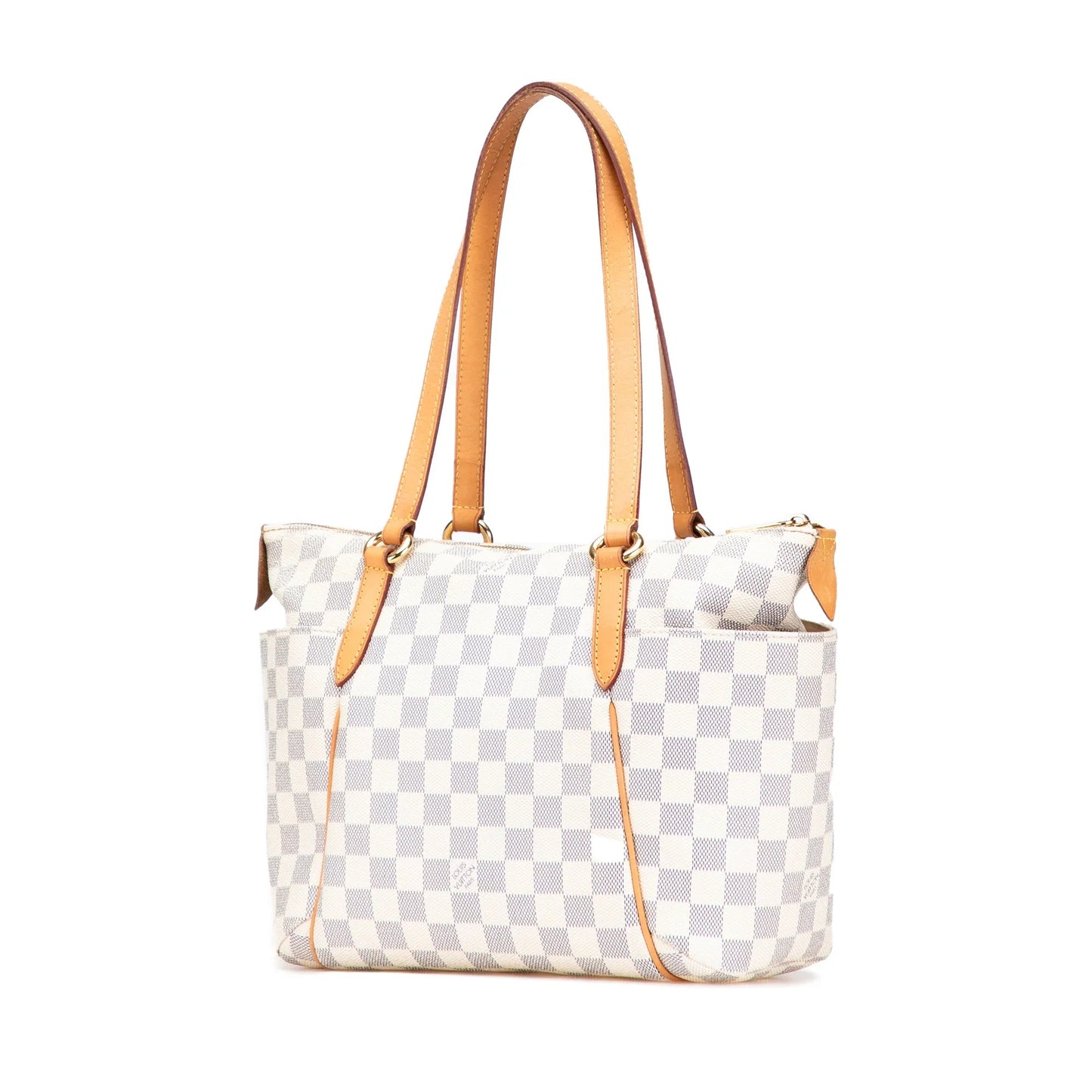 White Louis Vuitton Damier Azur Totally PM Tote Bag