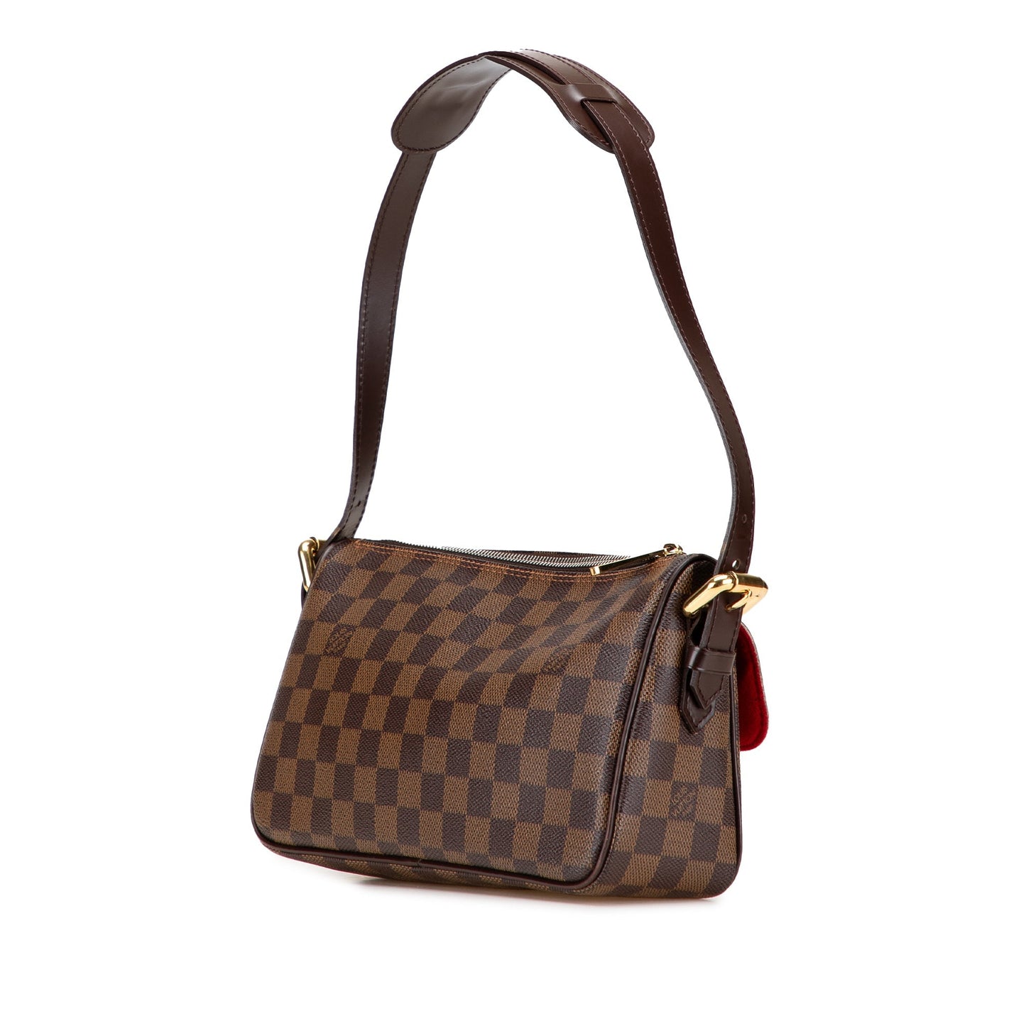 Brown Louis Vuitton Damier Ebene Ravello GM Satchel