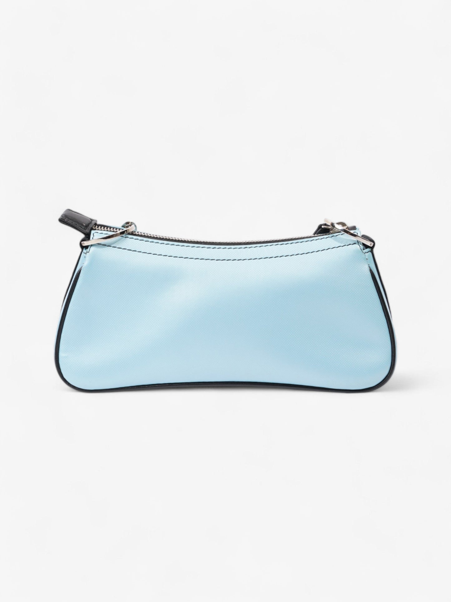 Christian Dior Hardcore Bag Light Blue / Black Coated Canvas Mini