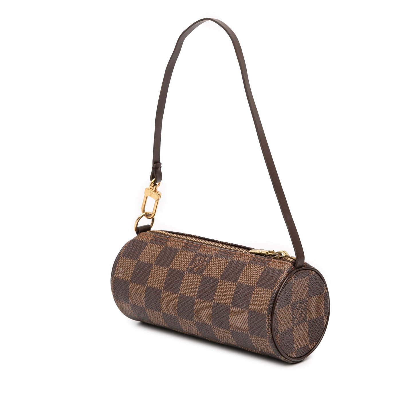 Brown Louis Vuitton Damier Ebene Papillon Pochette Handbag