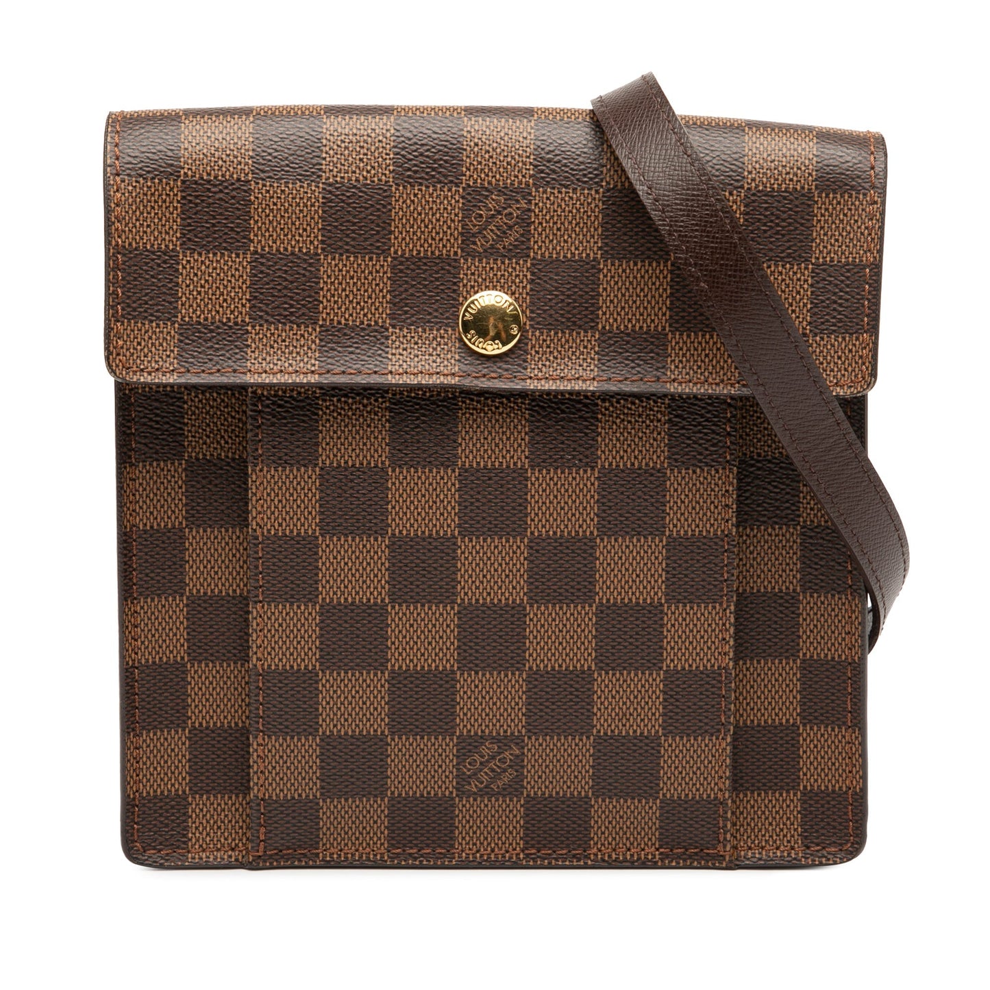 Brown Louis Vuitton Damier Ebene Pimlico Crossbody Bag
