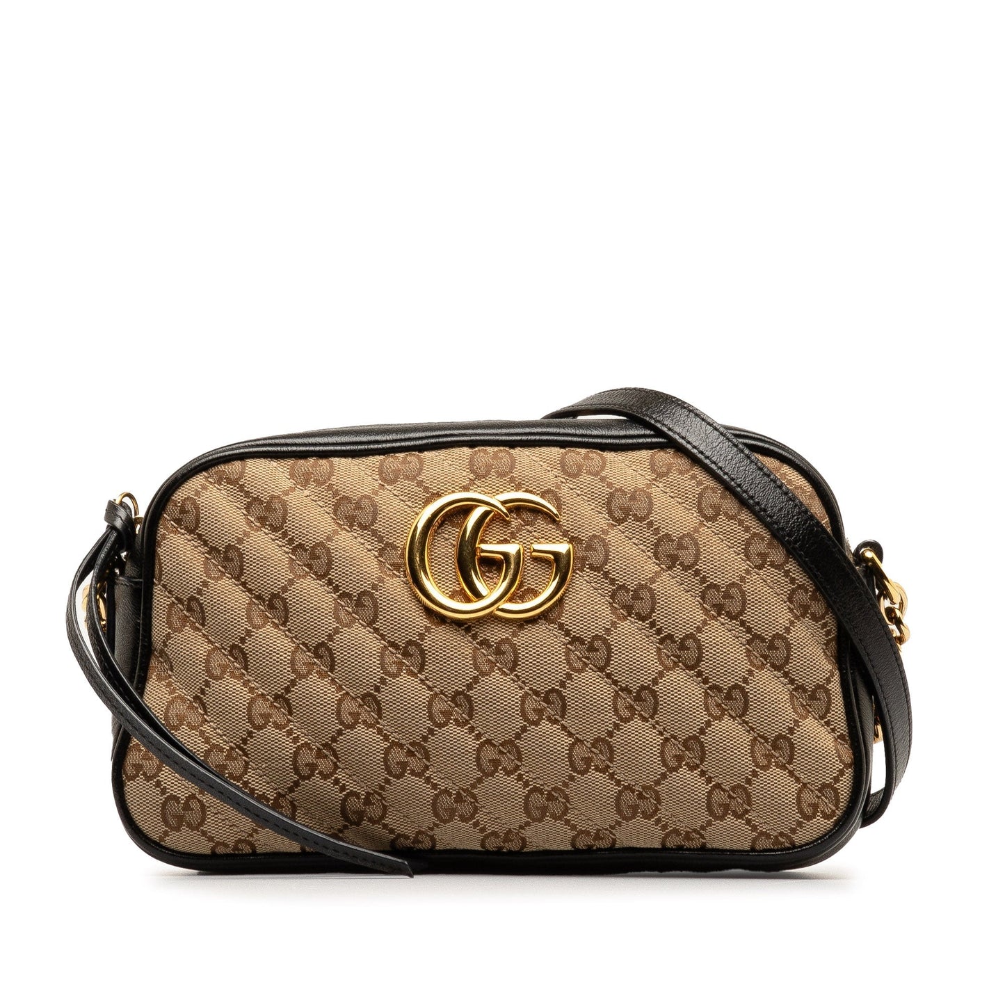 Gucci GG Marmont Leather Canvas Crossbody Style 2