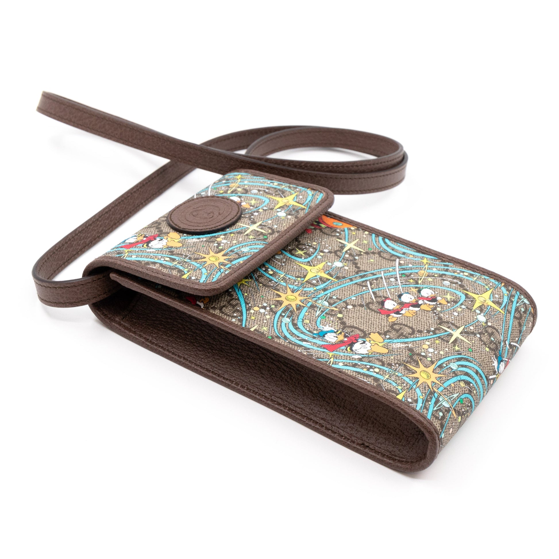 Gucci Leather Canvas Crossbody