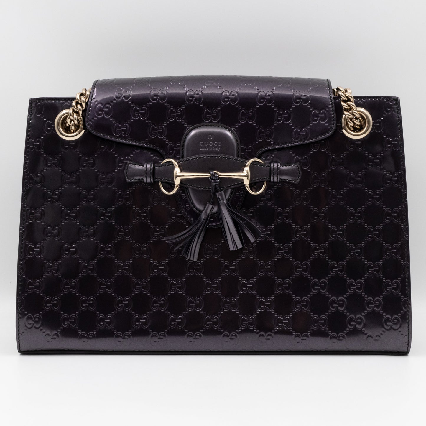 Gucci Chain Leather Shoulder Bag