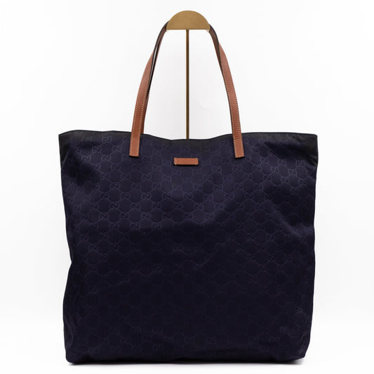 Gucci Nylon Leather Tote