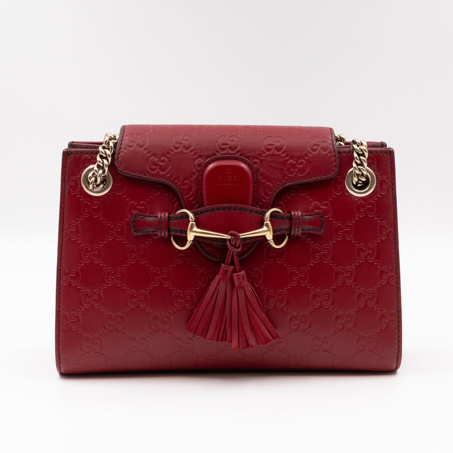 Gucci Chain Leather Shoulder Bag