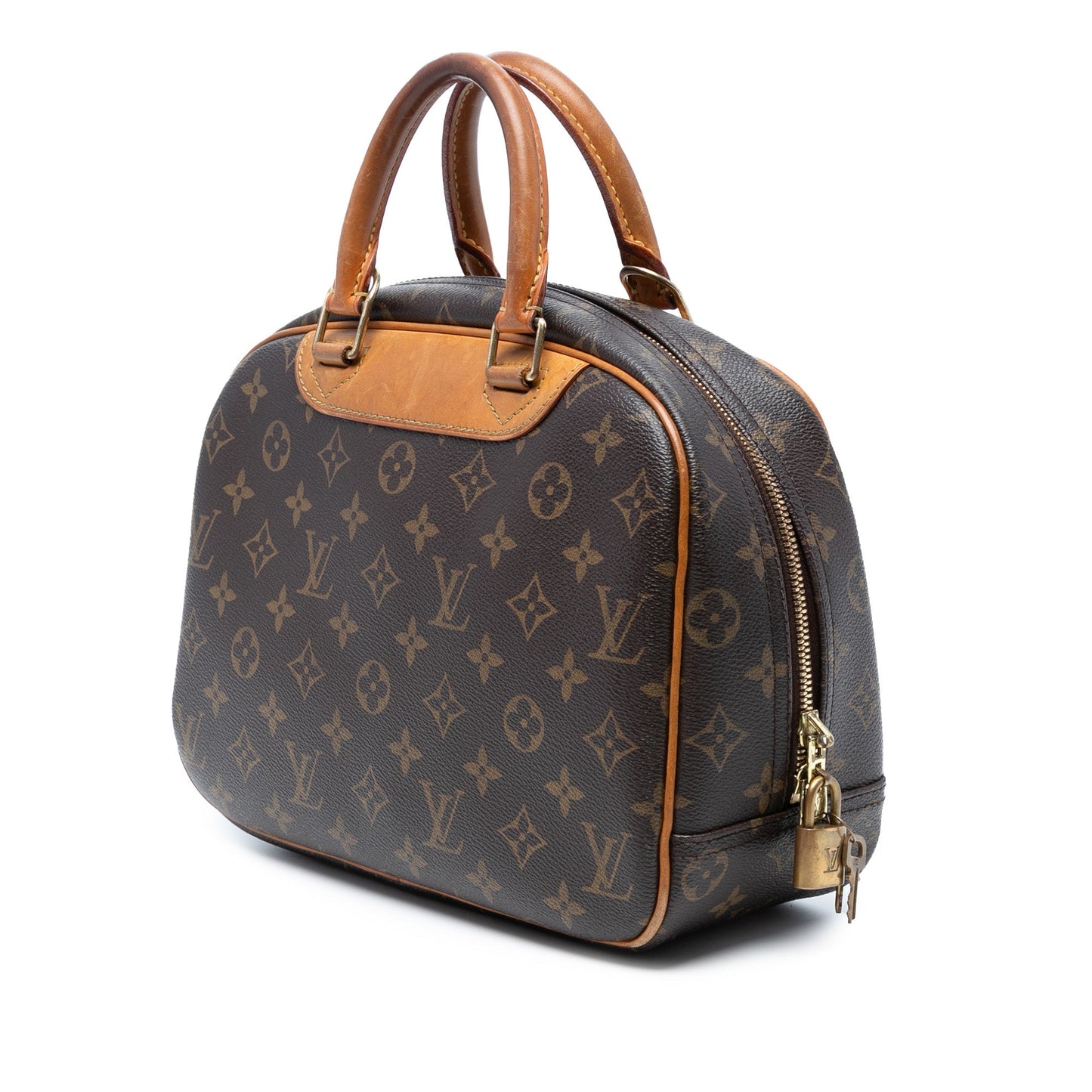 Brown Louis Vuitton Monogram Trouville Handbag