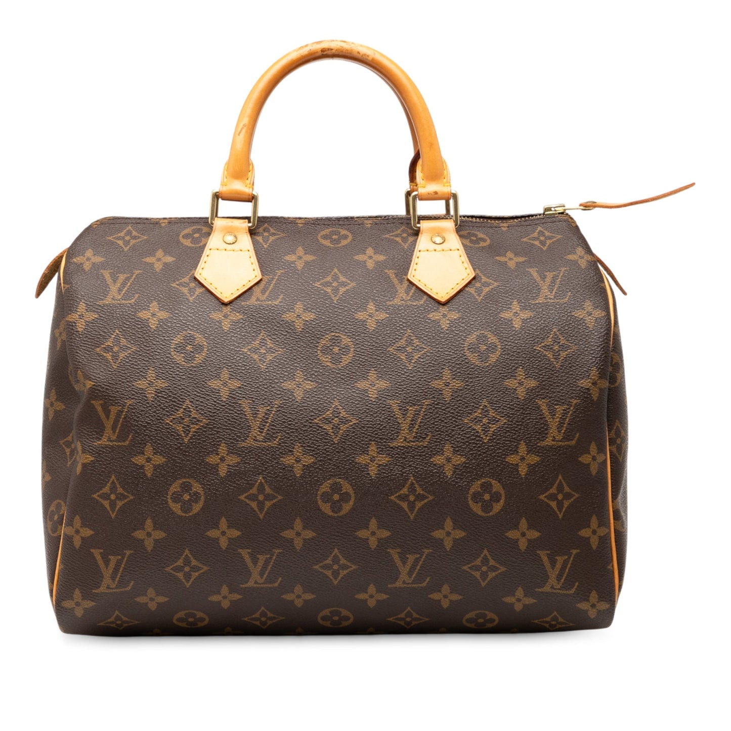 Brown Louis Vuitton Monogram Speedy 30 Boston Bag