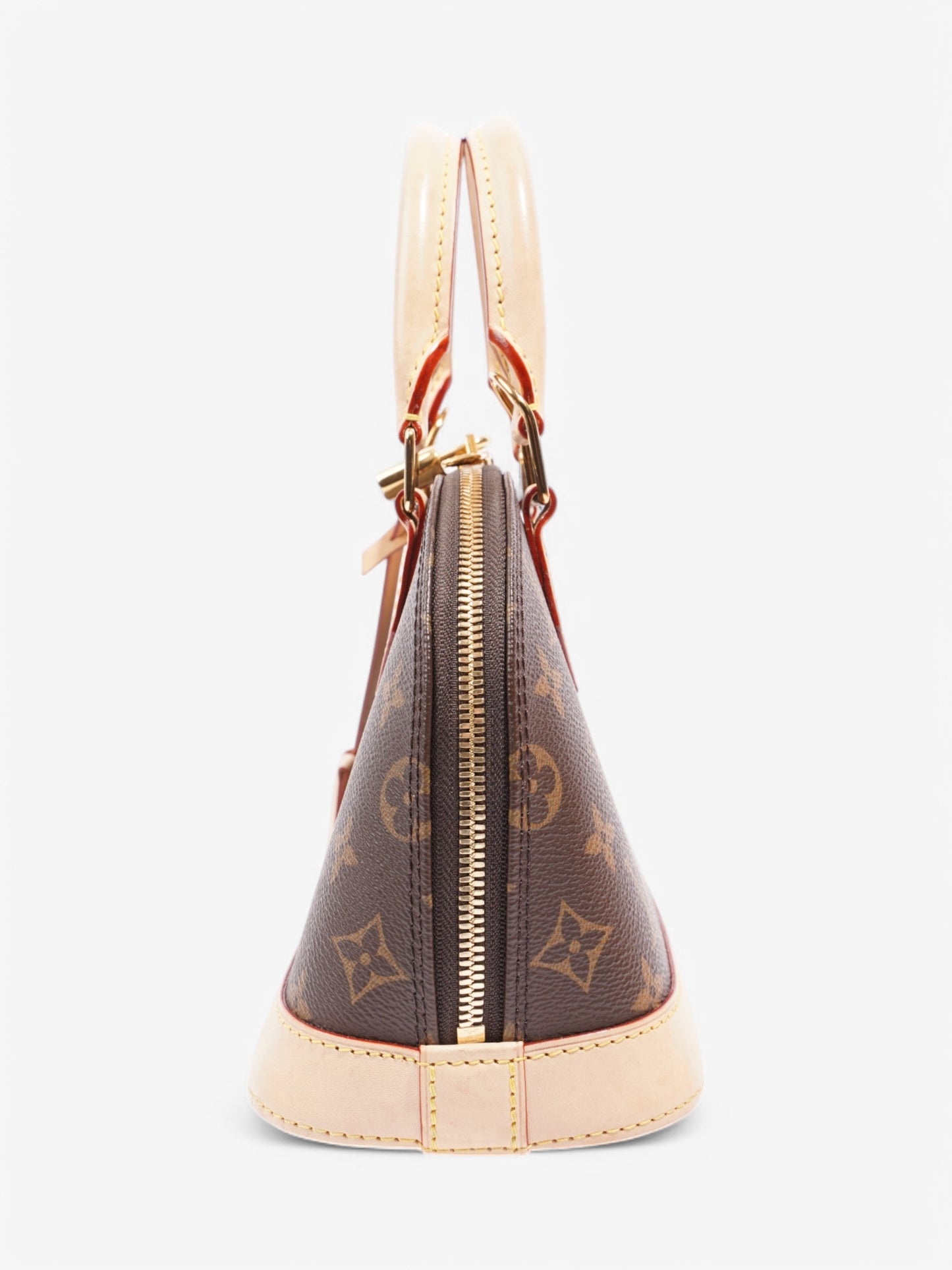 Louis Vuitton Alma Monogram / Beige  Coated Canvas BB