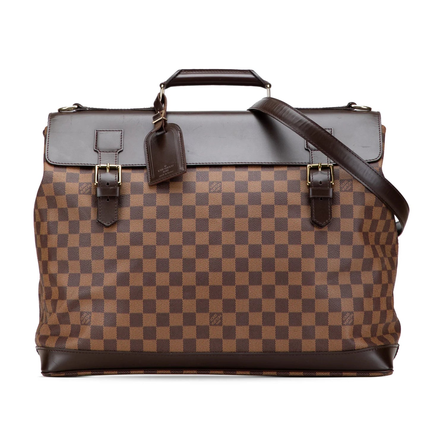 Brown Louis Vuitton Damier Ebene West End PM Travel Bag