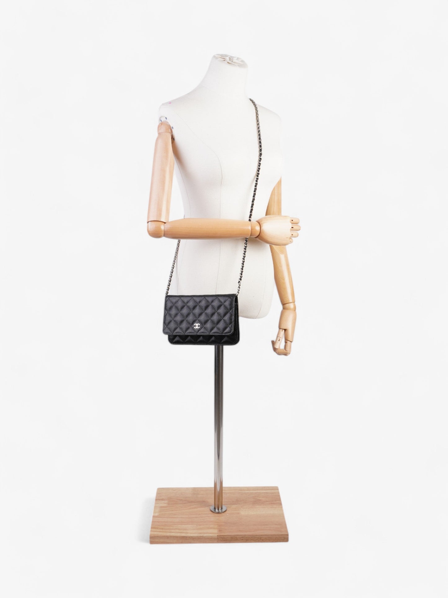 Chanel Wallet On Chain Black Caviar Leather