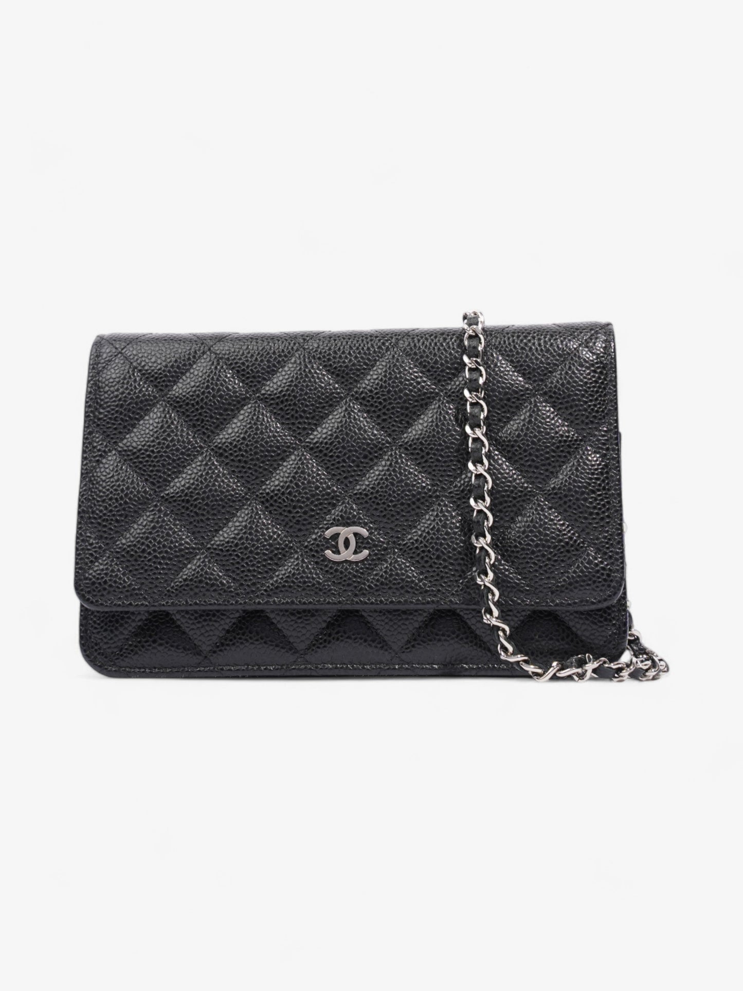 Chanel Wallet On Chain Black Caviar Leather