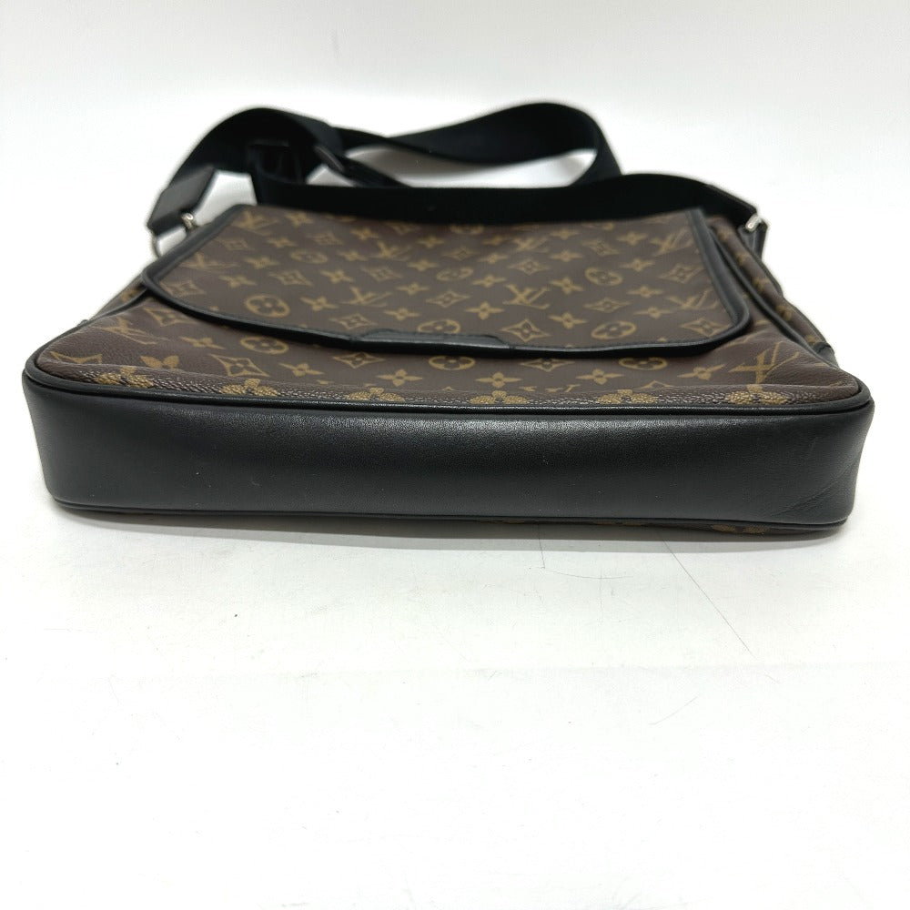 LOUIS VUITTON Shoulder Bag M56715 Monogram macacer canvas Brown Monogram macacer Bus MM mens