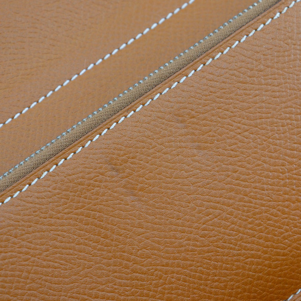 HERMES Long Wallet Purse Epsom Brown Kelly wallet medium