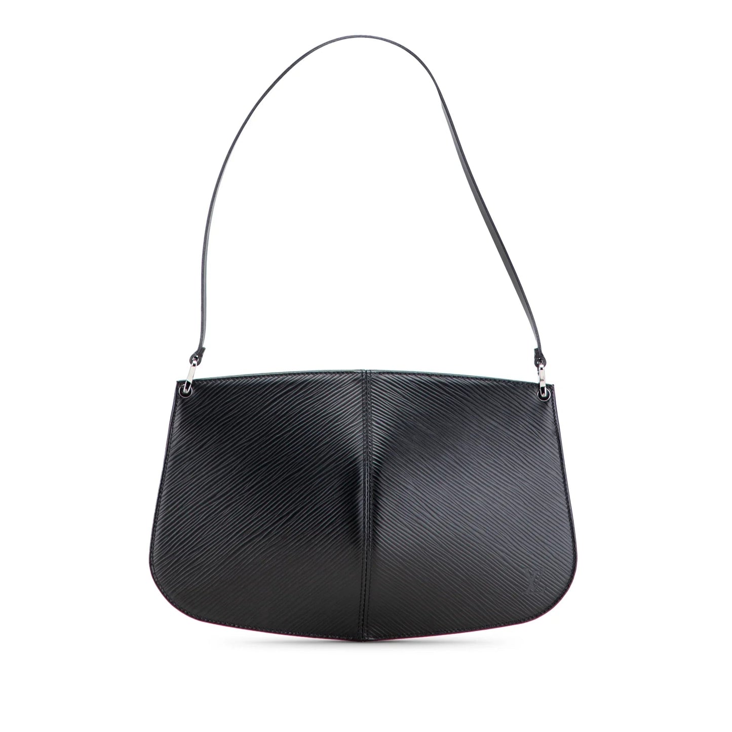 Black Louis Vuitton Epi Demi Lune Pochette Shoulder Bag