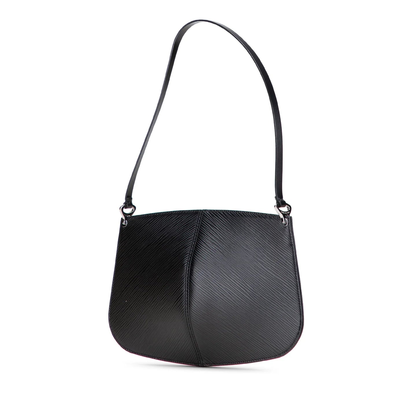 Black Louis Vuitton Epi Demi Lune Pochette Shoulder Bag