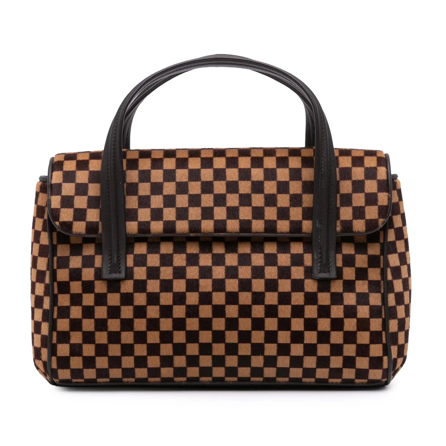 Brown Louis Vuitton Damier Sauvage Lionne Handbag