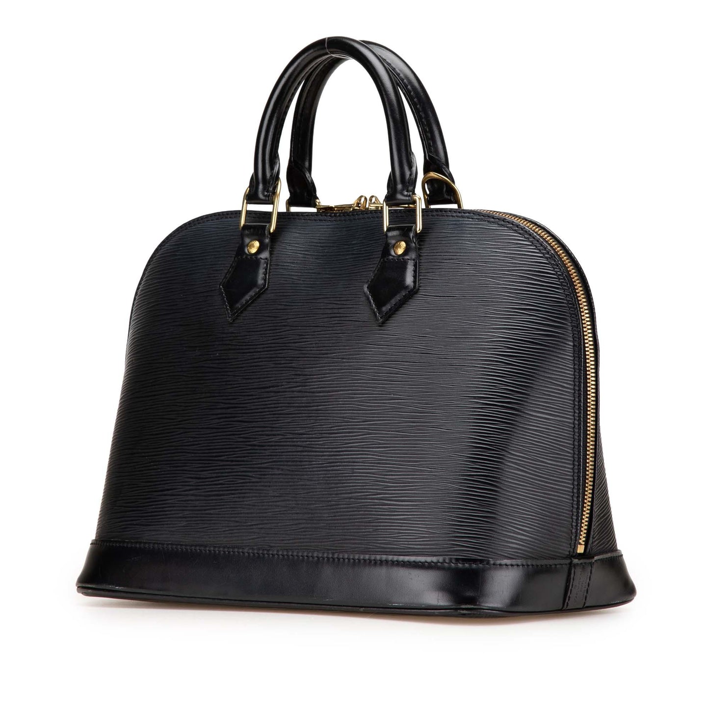 Black Louis Vuitton Epi Alma PM Handbag