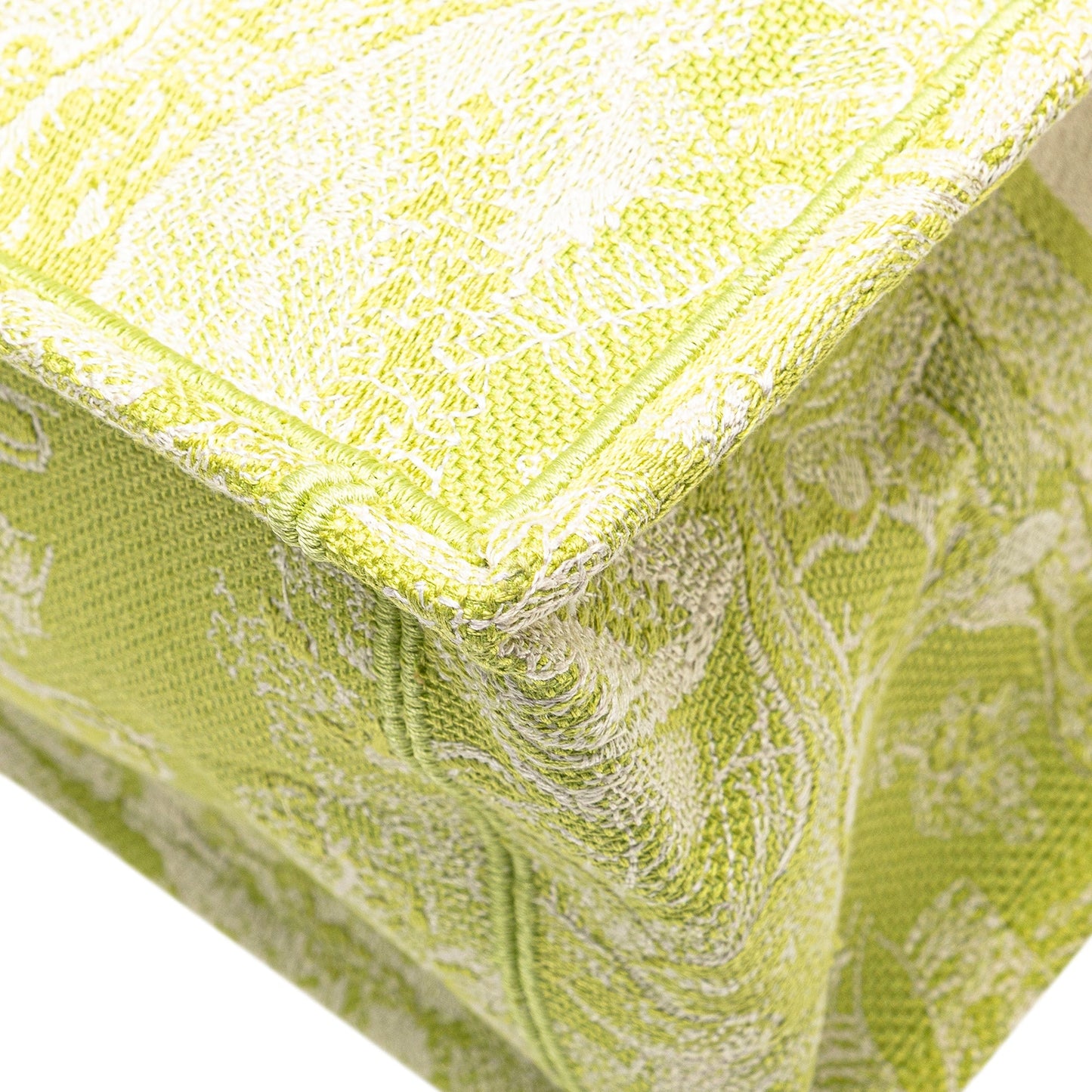 Green Dior Medium Canvas Embroidered Dioriviera Toile De Jouy Book Tote