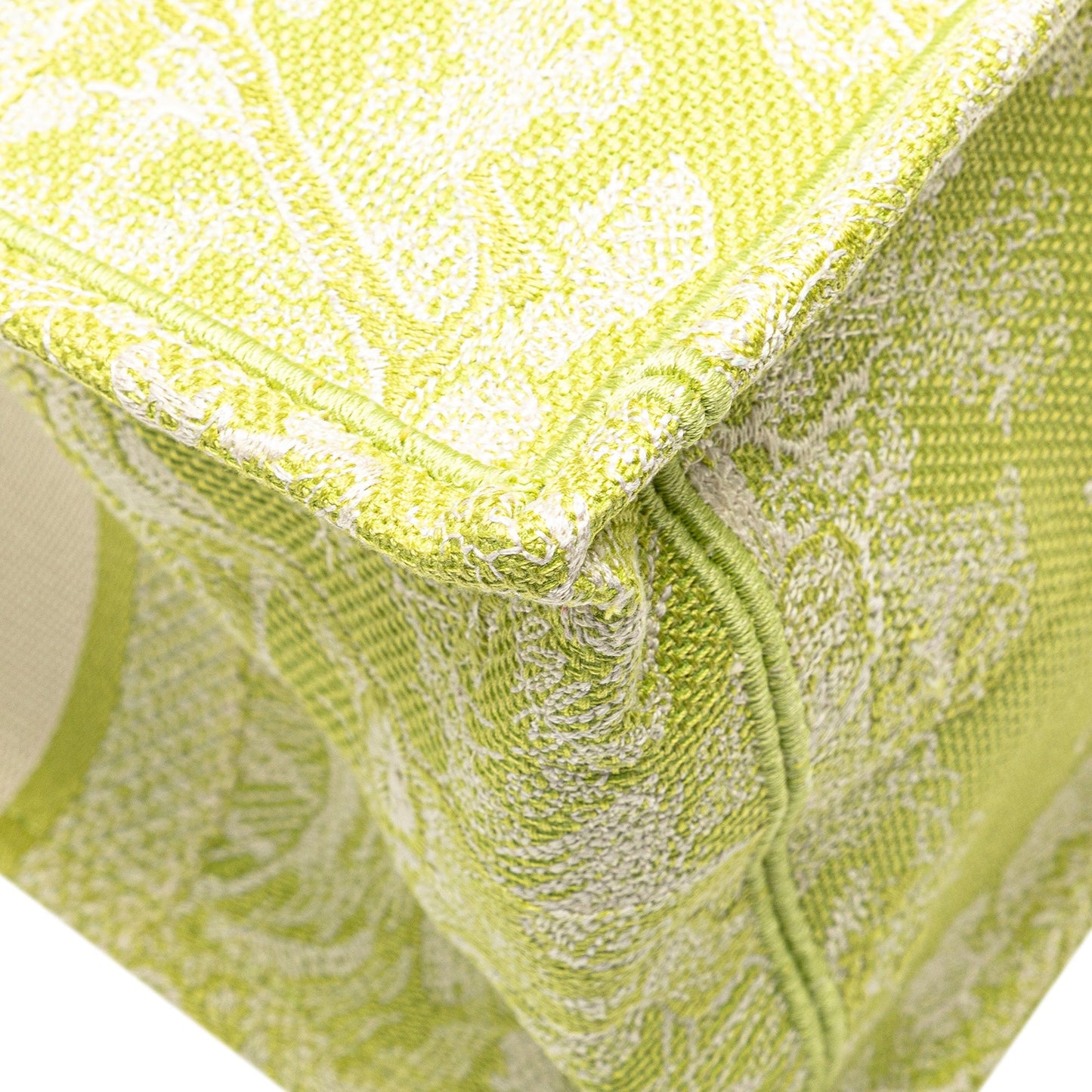 Green Dior Medium Canvas Embroidered Dioriviera Toile De Jouy Book Tote