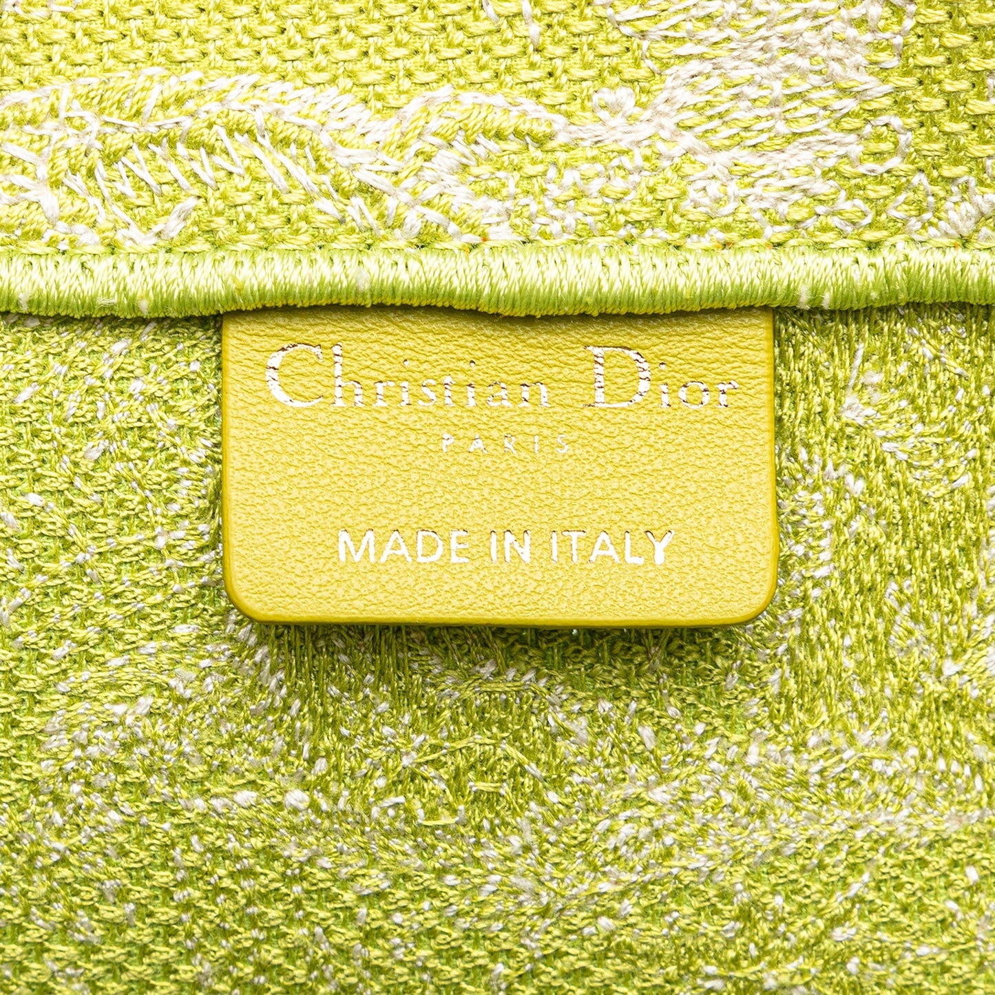 Green Dior Medium Canvas Embroidered Dioriviera Toile De Jouy Book Tote