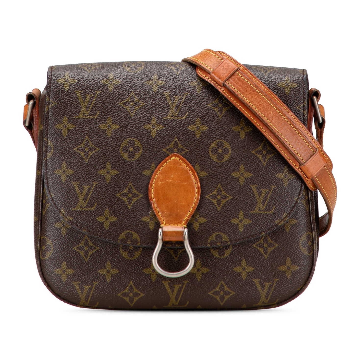 Brown Louis Vuitton Monogram Saint Cloud GM Crossbody Bag