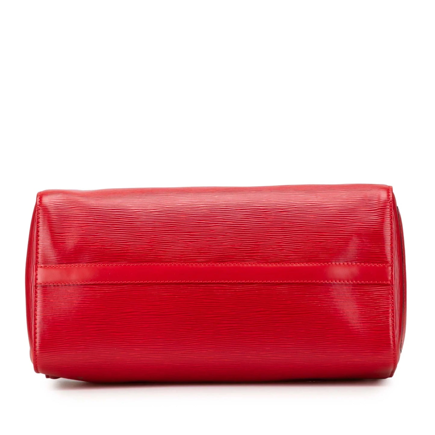 Red Louis Vuitton Epi Speedy 40 Boston Bag