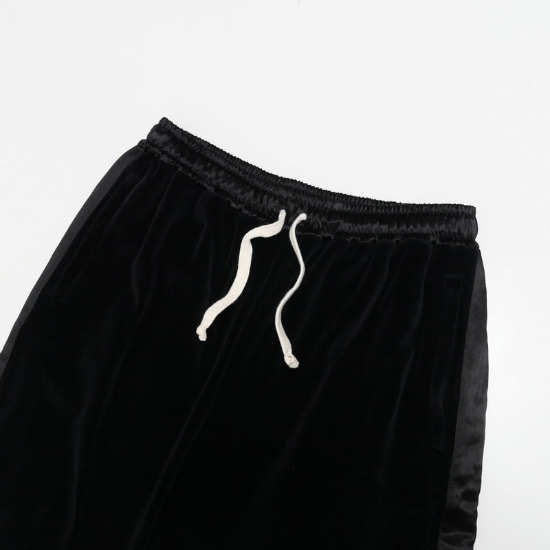 GUCCI Shorts 595537 Velor black mens S
