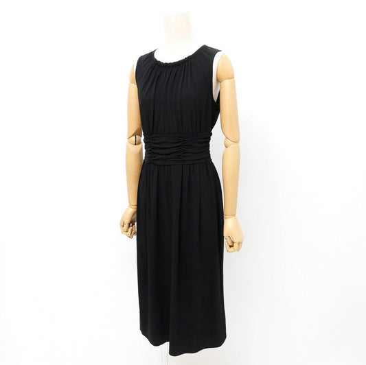 BURBERRY one piece B1J11-353-09 Rayon black Women 38