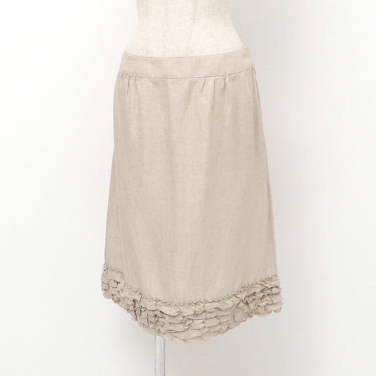 BURBERRY setup FEB66-473-40/FXB78-473-40 Hemp linen beige Women 44