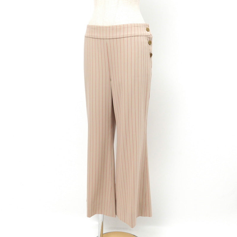CHANEL Pants P17971V09915 wool Beige / red Women 40