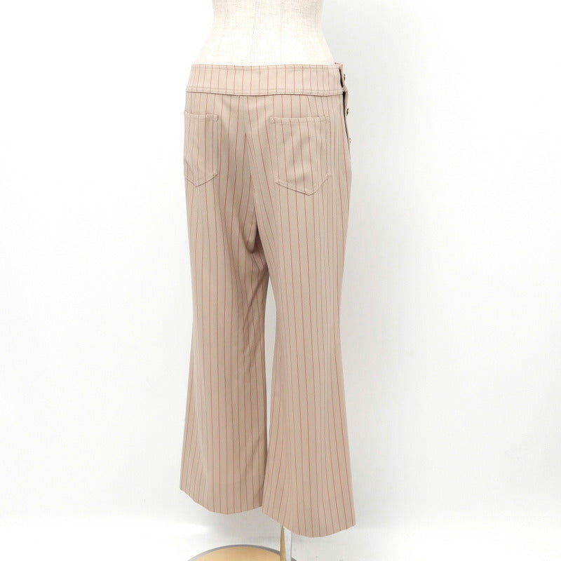 CHANEL Pants P17971V09915 wool Beige / red Women 40