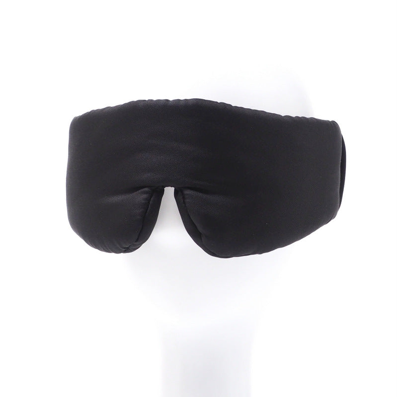 PRADA Travel case Satin black Eye Mask Case mens(Unisex)