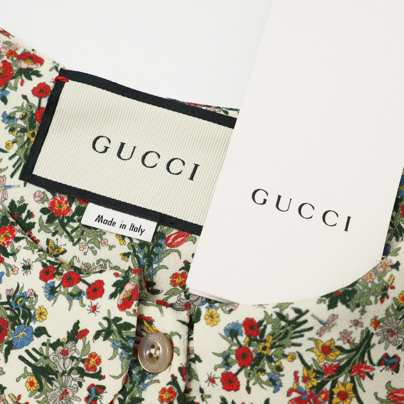 GUCCI one piece 633291 Rayon Beige/Green/Red/Yellow 42?170/92Y?