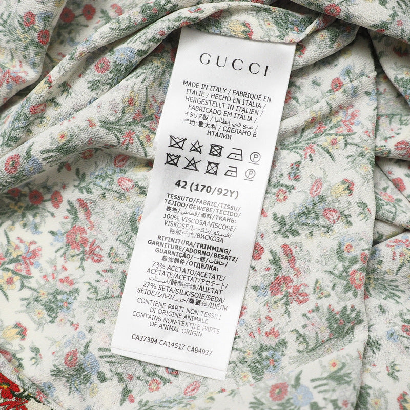 GUCCI one piece 633291 Rayon Beige/Green/Red/Yellow 42?170/92Y?