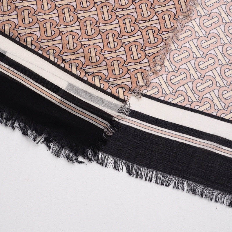 BURBERRY Stall 8027472 51% wool, 49% silk multicolor FIT