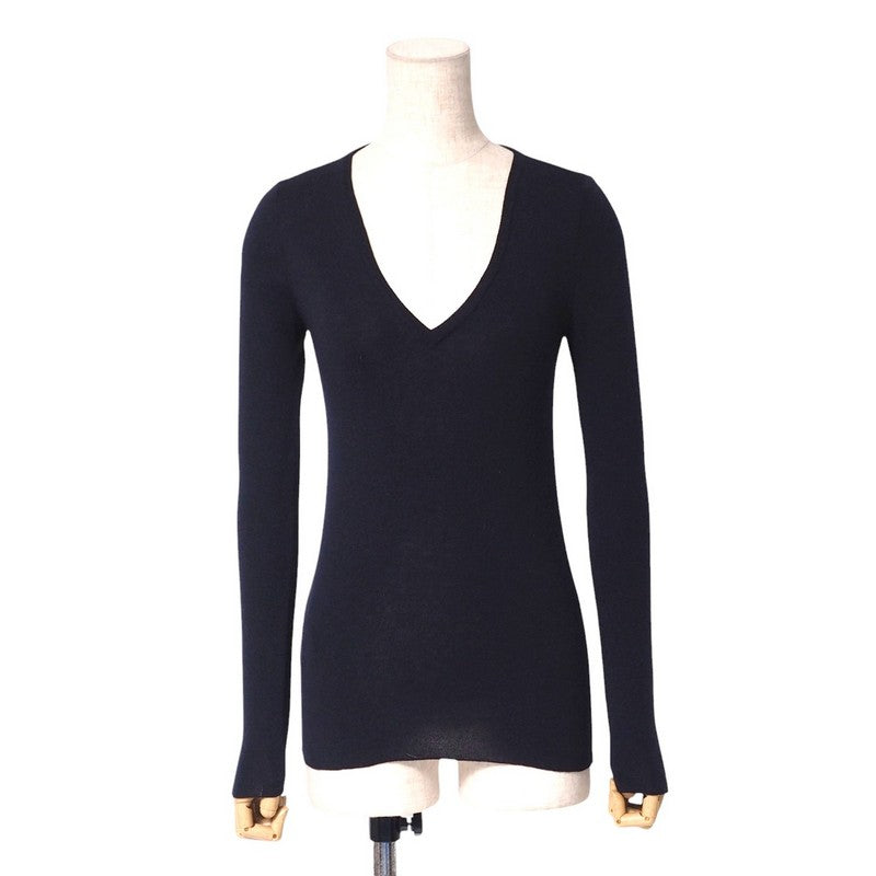 PRADA sweater P24621 1AGE knit Navy Women 40