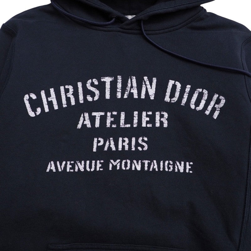 Dior Hoodie 043J646A0531 cotton Navy mens S