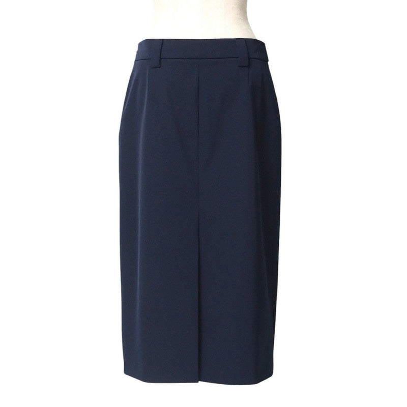 PRADA skirt P151U polyester Navy Women 38