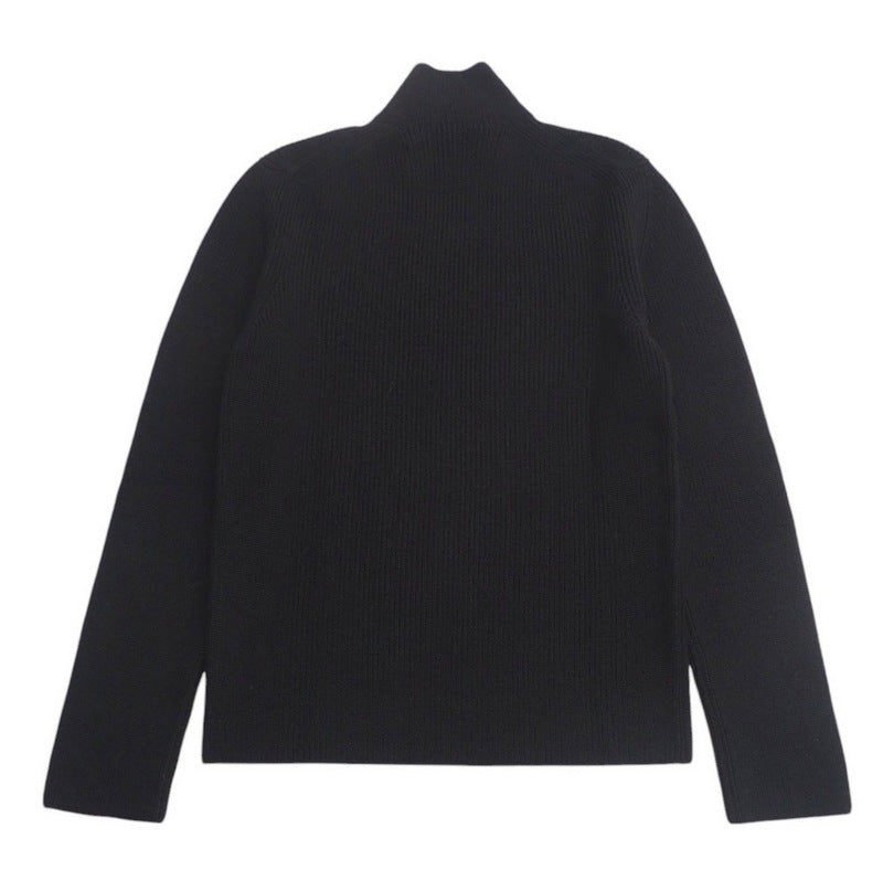 GUCCI sweater knit black mens L