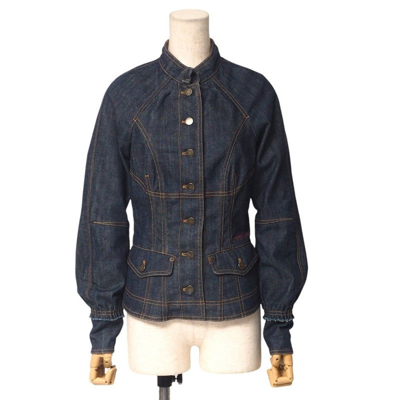 LOUIS VUITTON Denim Jacket Cotton denim Blue type Women 34