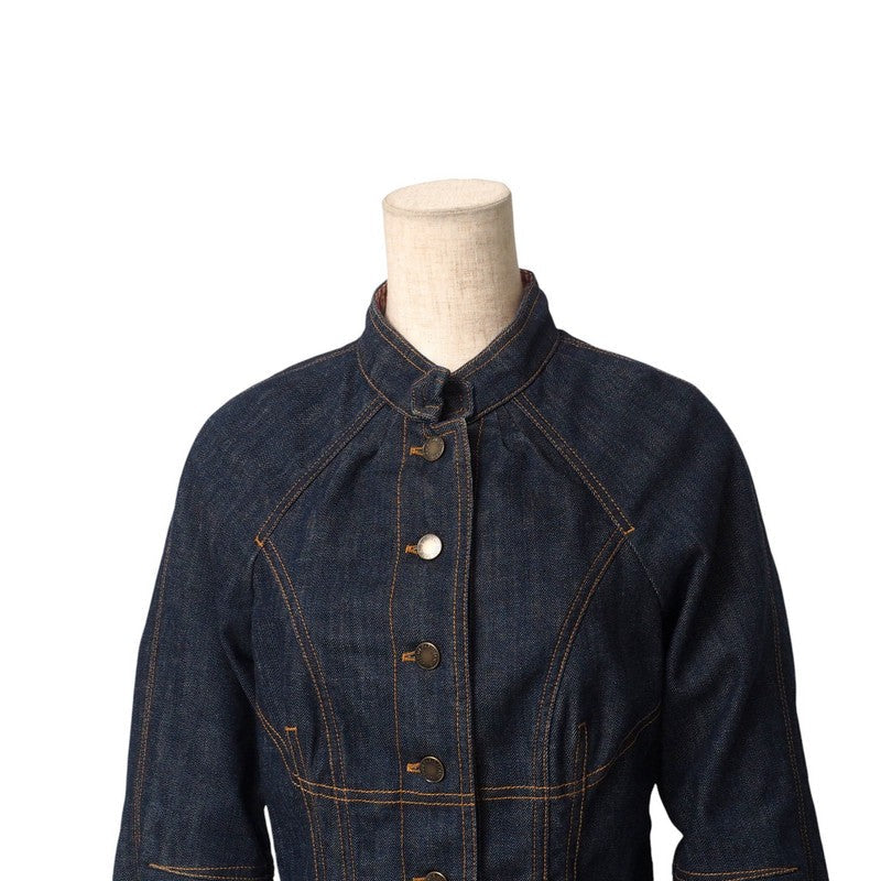 LOUIS VUITTON Denim Jacket Cotton denim Blue type Women 34