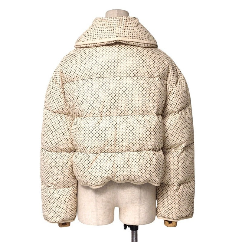 LOUIS VUITTON Down jacket FJLJ06YCM Sheep leather Ivorytype Women 38